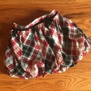 Childrens Place plaid skirt